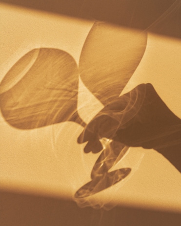 Lavinia Cernau photo of a glass of La Grande Dame 2015