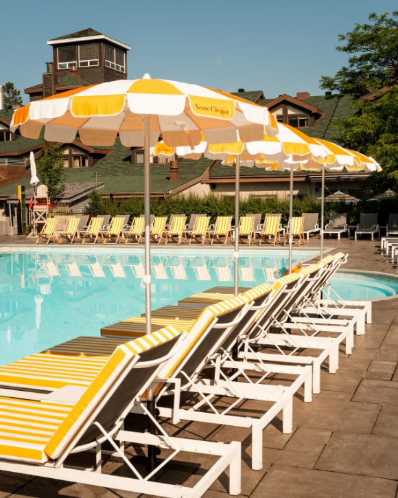 Veuve CLicquot Sunclub Manoir Saint Sauveur Canada 