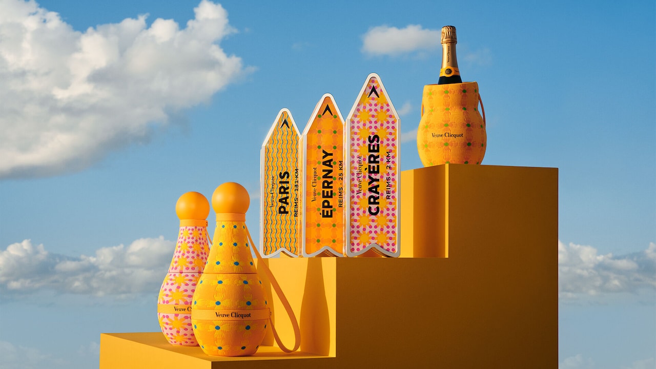 Veuve Clicquot Chasing The Sun &eacute;dition limit&eacute;e par Yinka Ilori