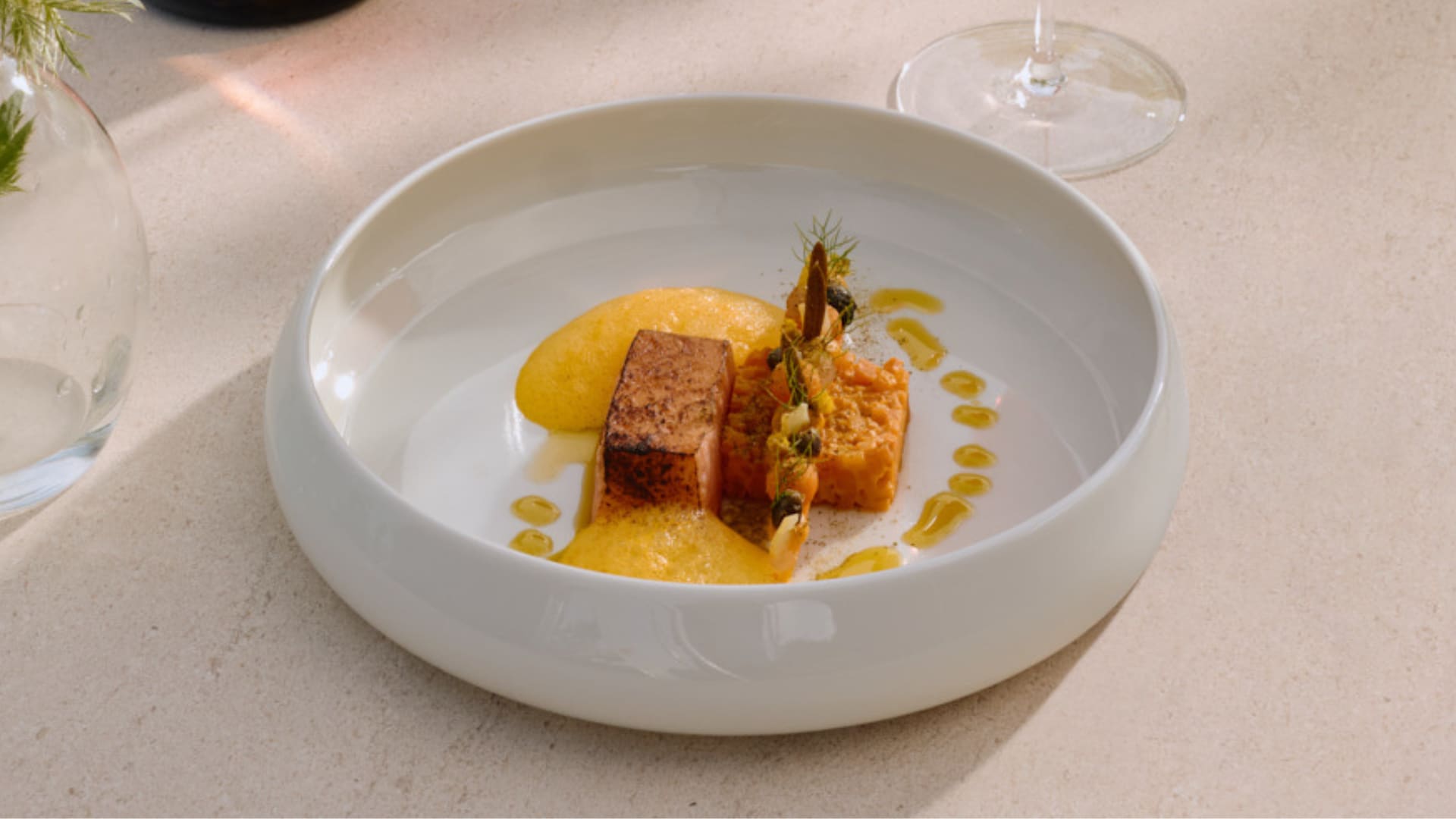 Alpine Salmon meets Sea Fennel