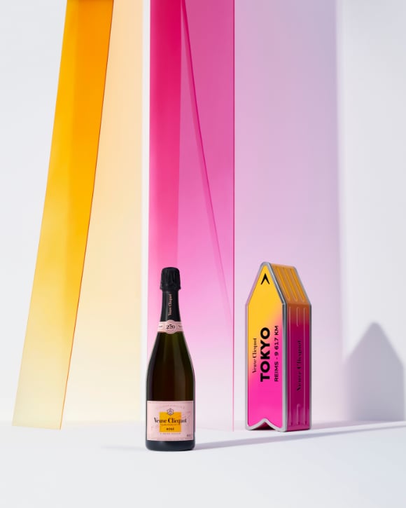 Smeg and Veuve Clicquot team up on a limited edition fridge