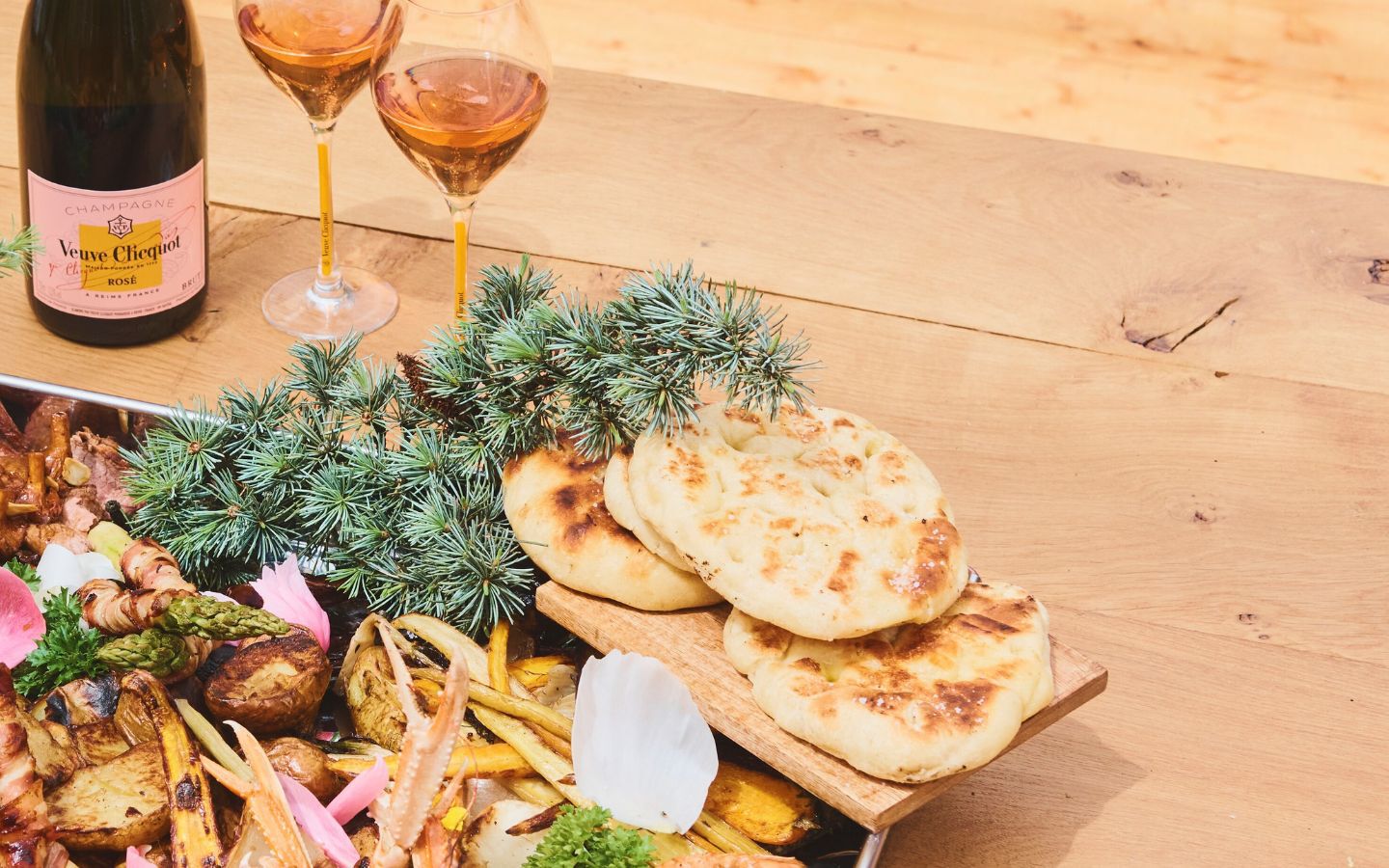 Galette Grillée Au Feu De Bois