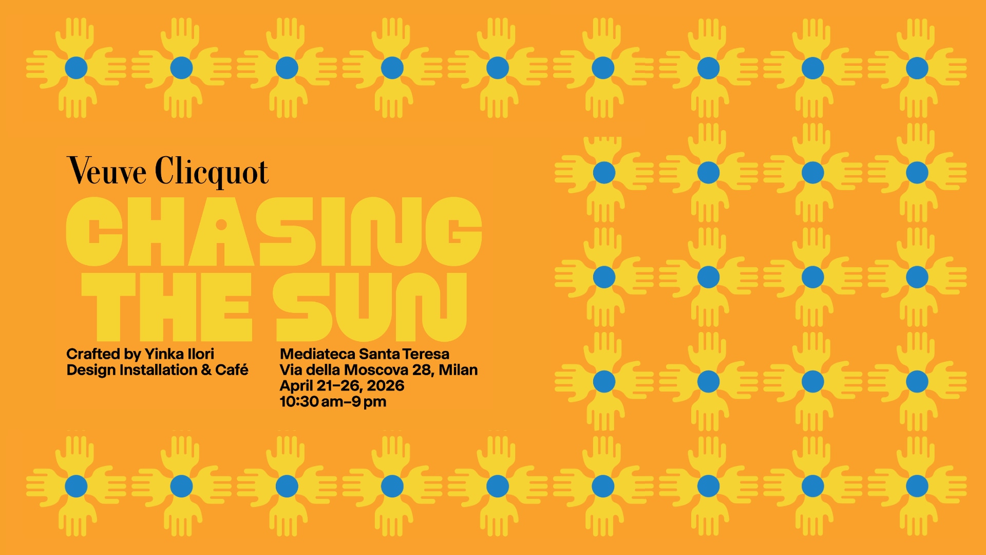 Chasing The Sun Milan Design Week Poster 