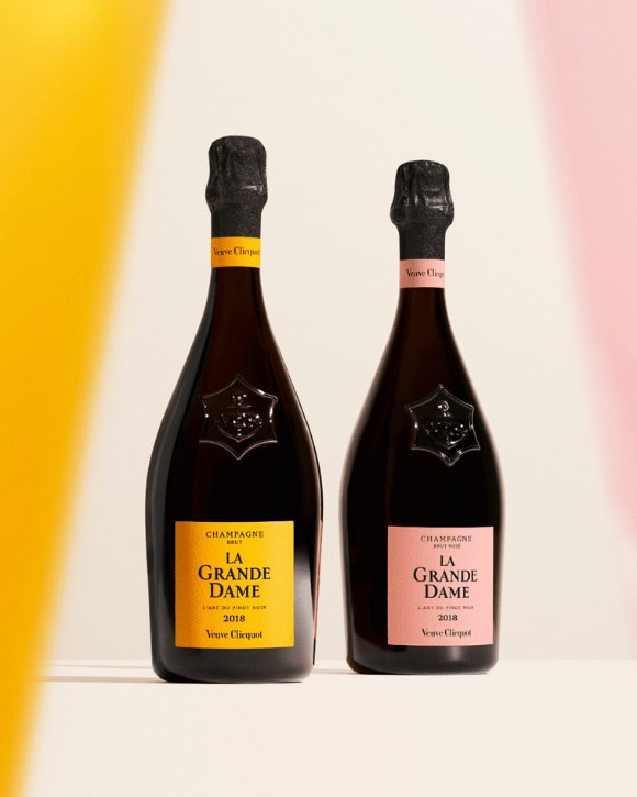 La Grande Dame 2018 and La Grande Dame Ros&eacute; 2018
