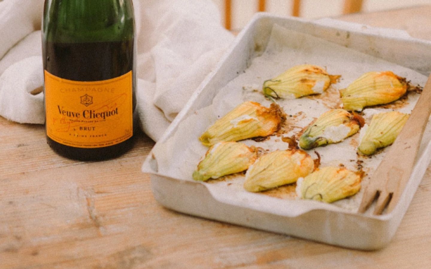 Stuffed Courgette Flowers