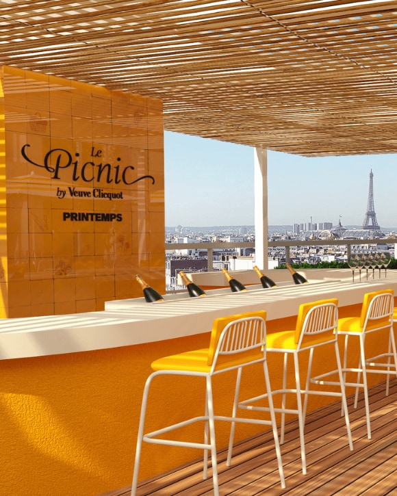 Le Picnic by Veuve Clicquot Printemps Paris