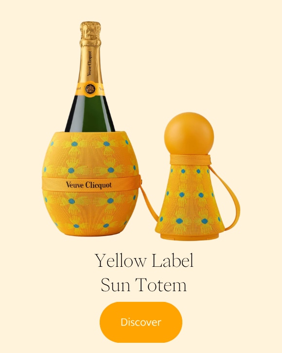 Veuve CLicquot Hasing The Sun Brut Ros&eacute; Sun Totem