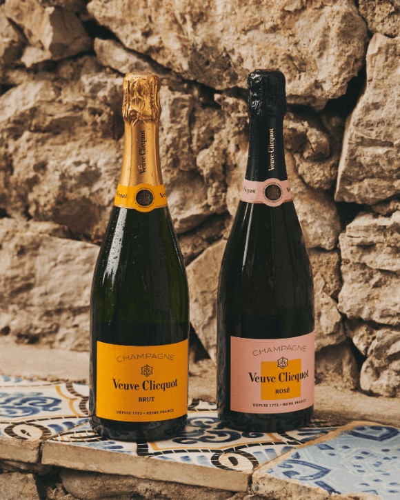 Veuve Clicquot Yellow Label & Brut Rosé