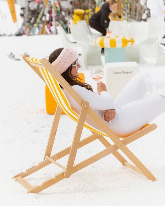 Veuve Clicquot RICH and RICH Ros&eacute; in the snow