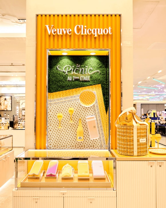 Veuve Clicquot Store Printemps Haussmann Paris Veuve Clicquot Store Printemps Haussmann Paris