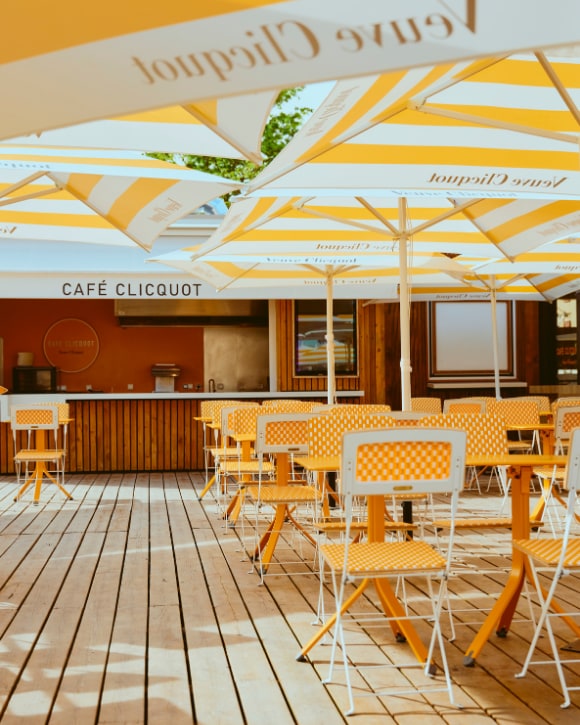 Café Clicquot - A terrace in the heart of Champagne