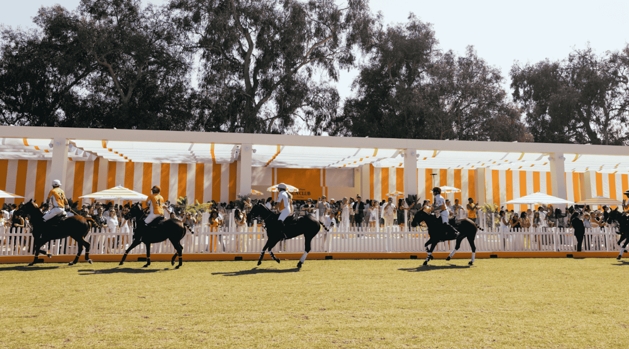 Polo Player at Veuve Clicquot Polo Classic Event