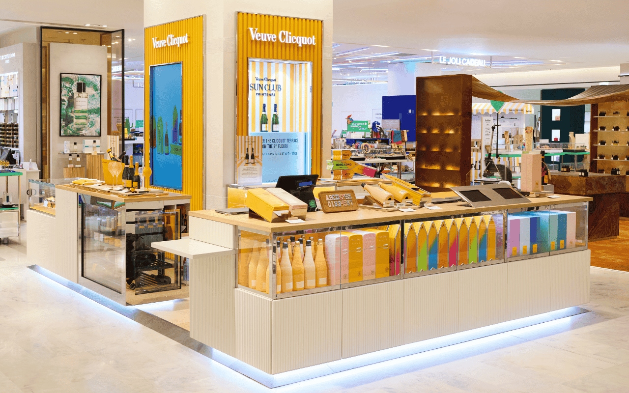 Veuve Clicquot at Printemps Haussmann Paris