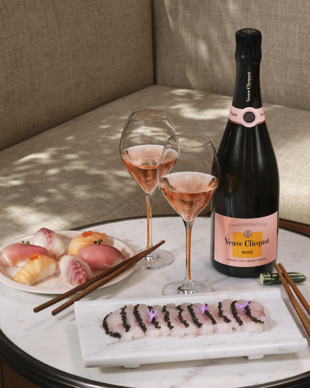 Veuve Clicquot Food Pairing Yelow Label 