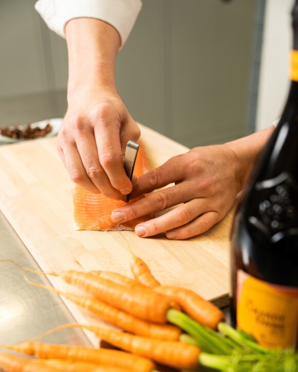 Dario Cadonau Cooking for Veuve Clicquot