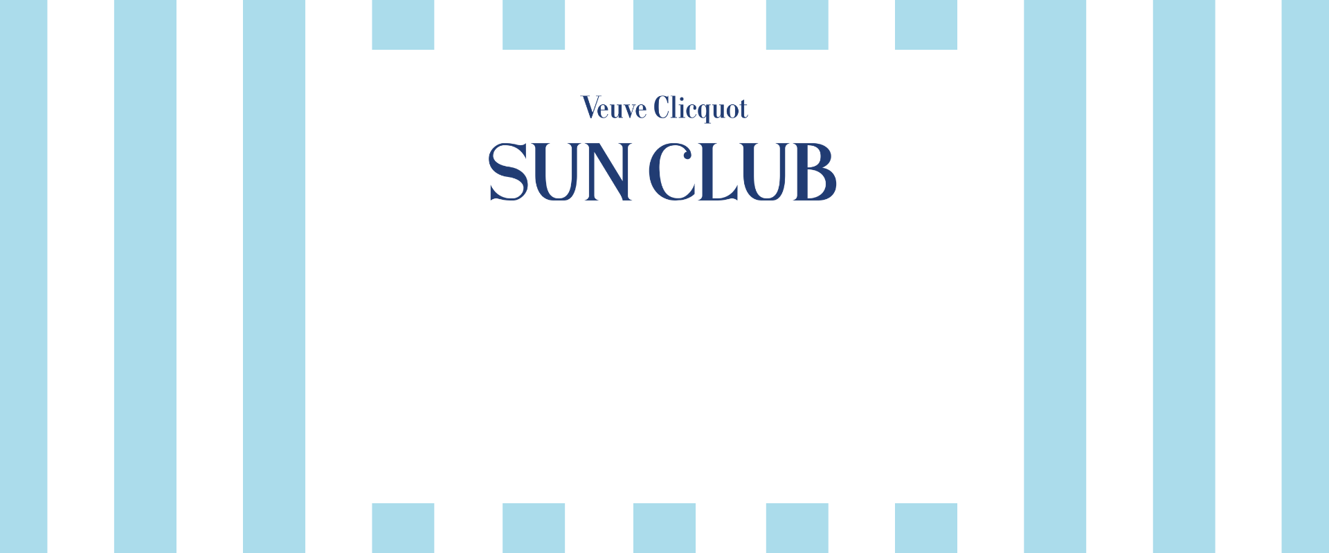 Sun Club bandes azures