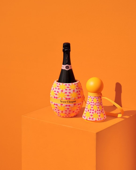 Veuve Clicquot chasing the sun Sun Totem Pink 