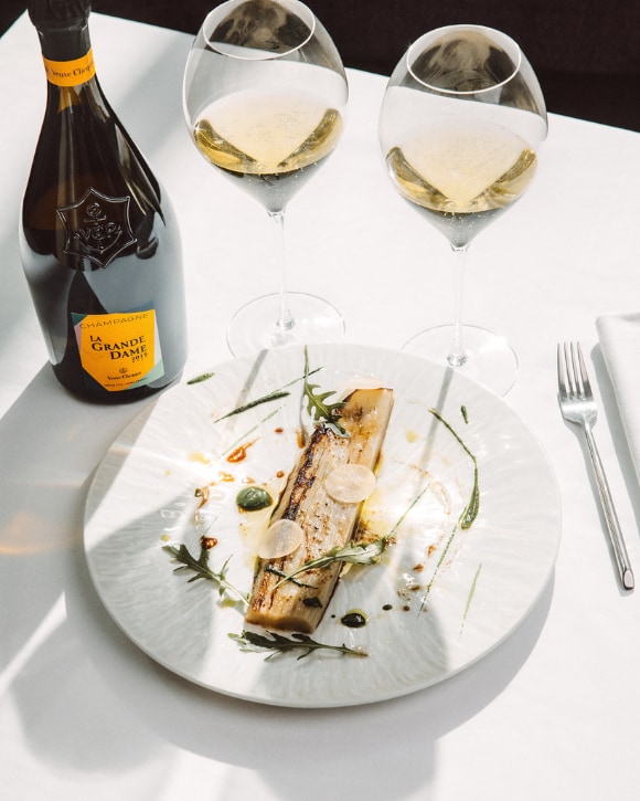 La Grande Dame 2015 with Poireaux