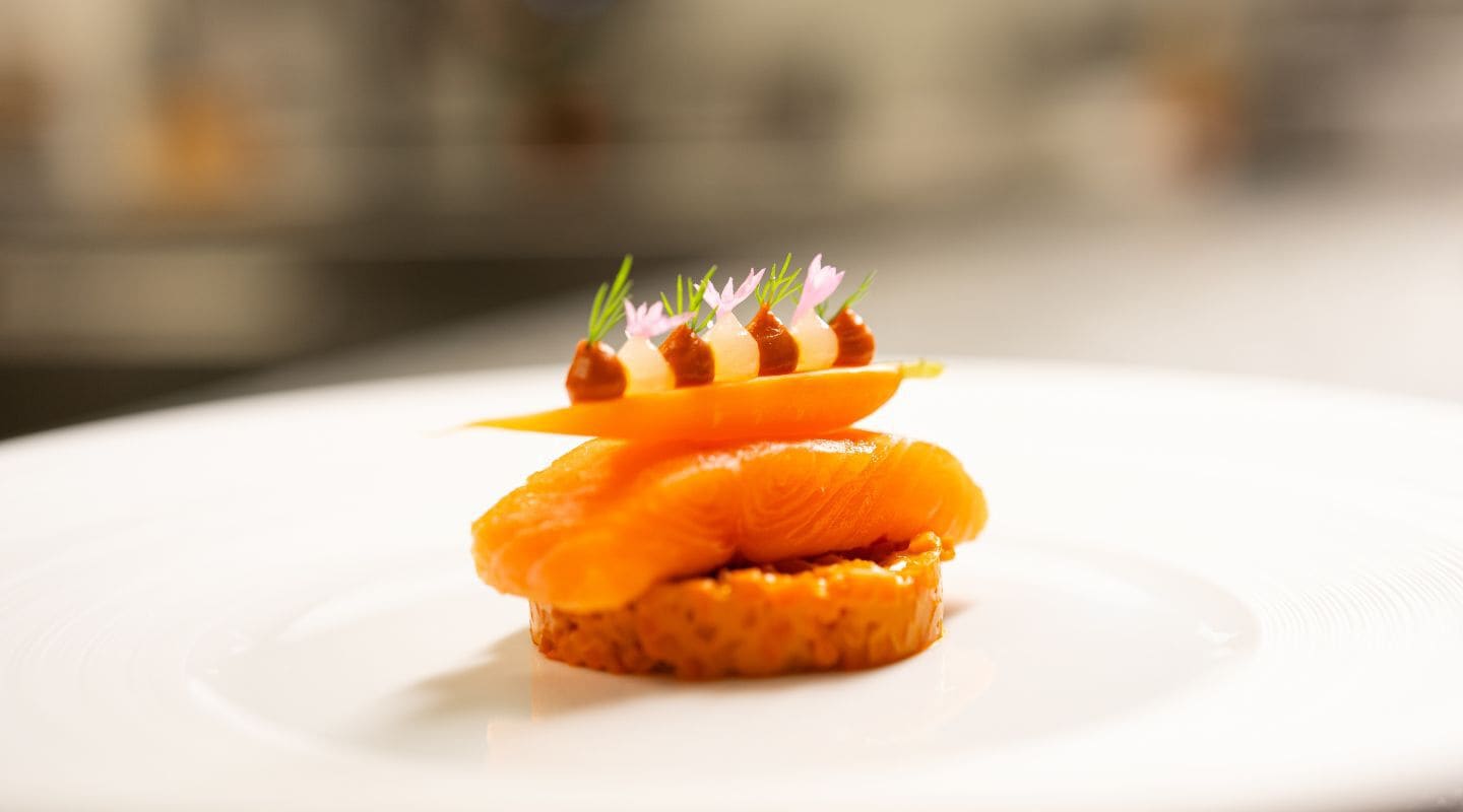 Cooking by Chef Dario Cadonau for Veuve Clicquot