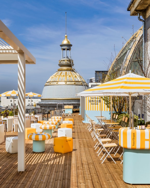 Sun Club Printemps Paris Terrasse
