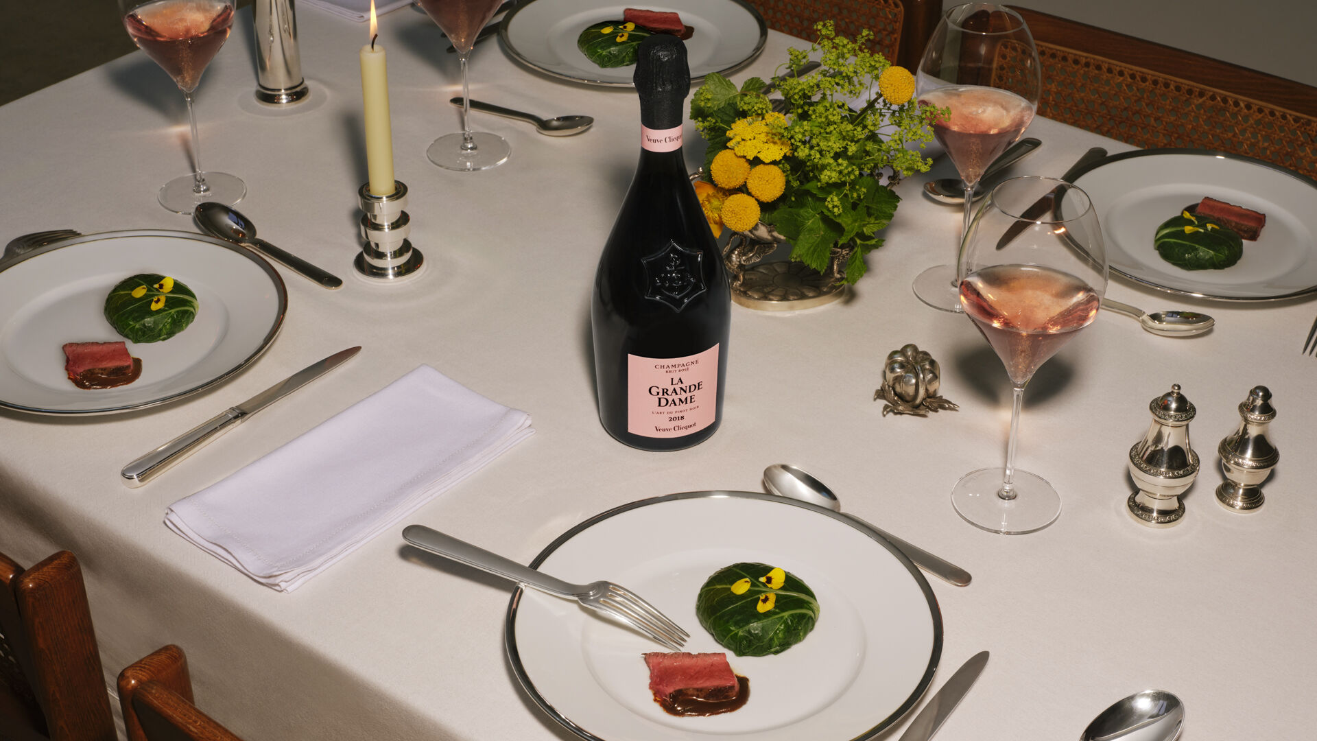 Veuve Clicquot La Grande Dame & Red Mullet Festive Recipe