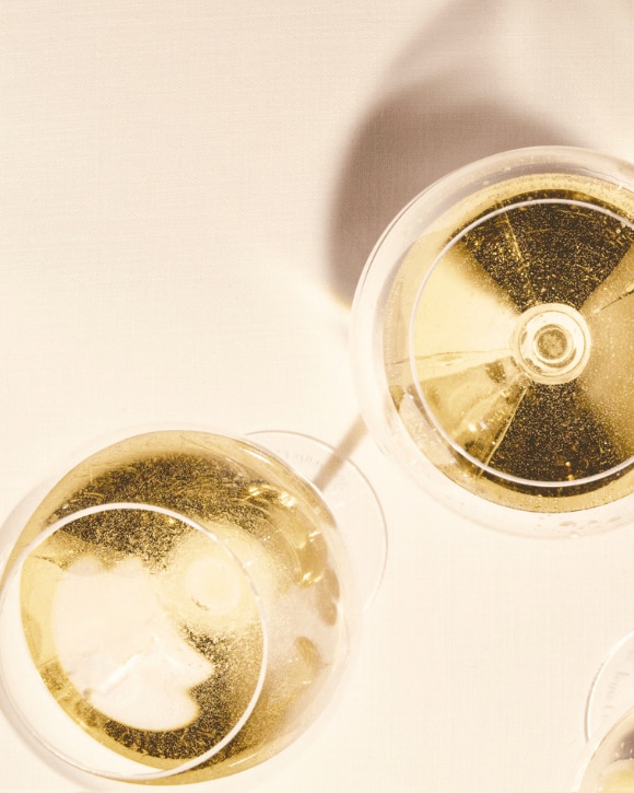 Two Glasses of Veuve Clicquot La Grande Dame 2018 Two Glasses of Veuve Clicquot La Grande Dame 2018