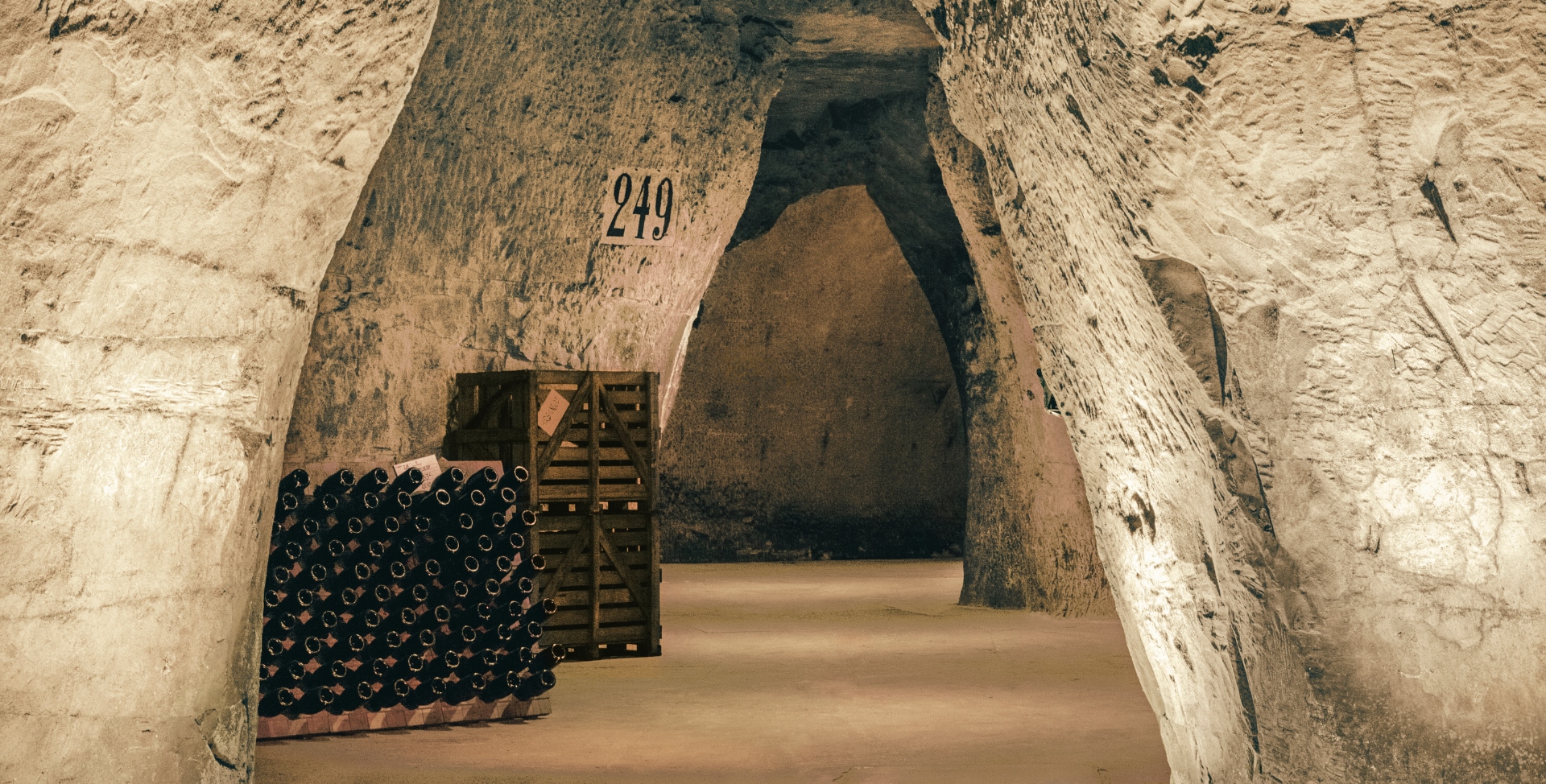 The Crayères wine cellars