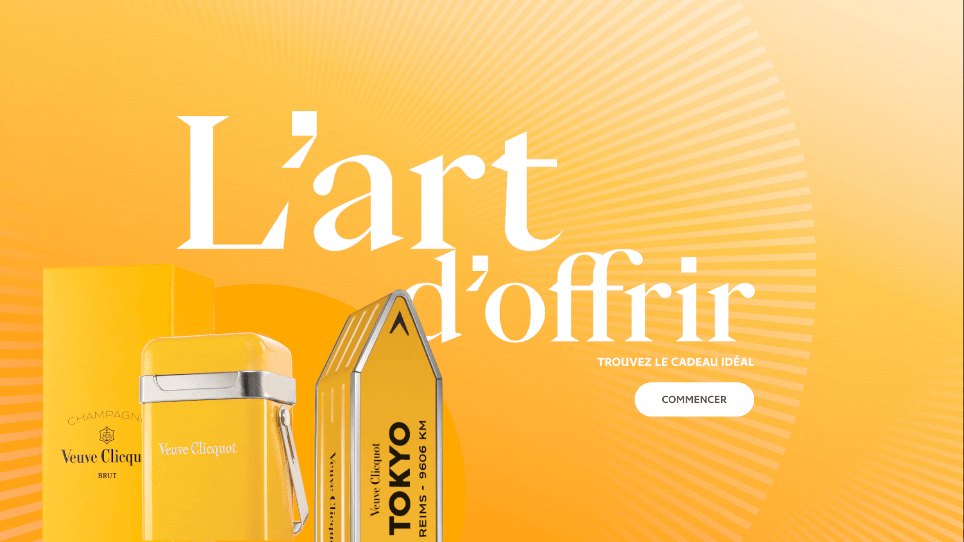 Sélection de cadeaux Veuve Clicquot