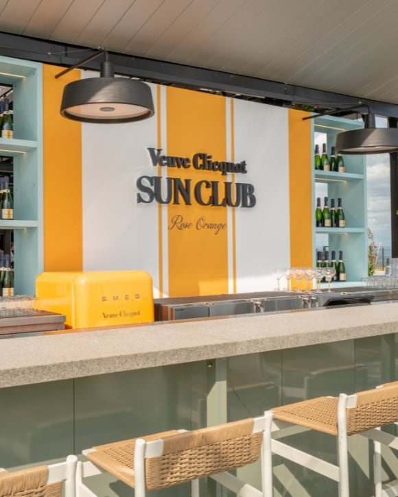 Veuve Clicquot SunClub Rose Orange Cananda 
