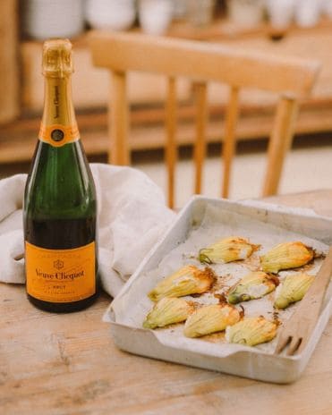 Stuffed Courgette Flowers