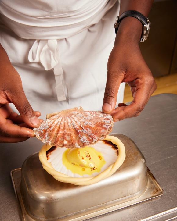 Mory Sacko Cooking for Veuve Clicquot