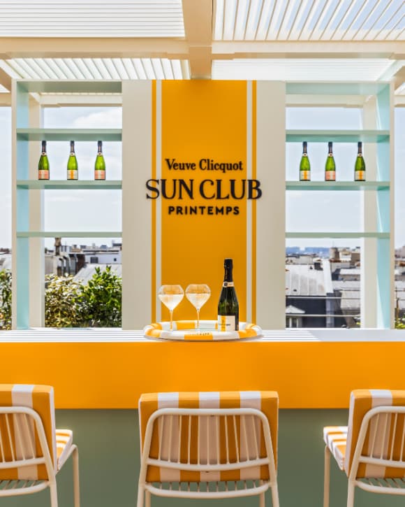 Sun Club Veuve Clicquot Printemps Haussmann