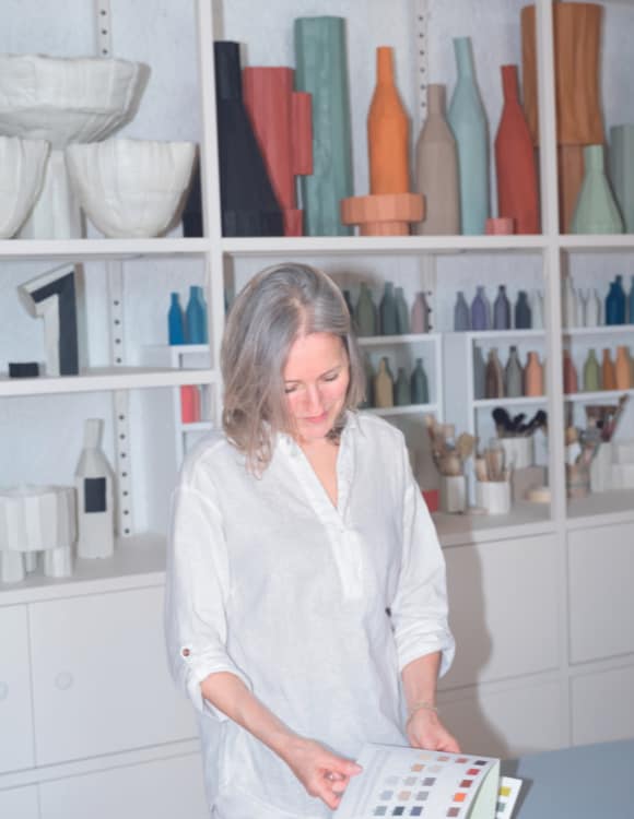 Paola Paronetto in her studio