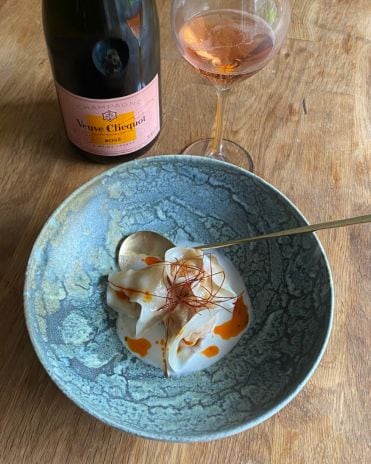 鴨のカレー 餃子