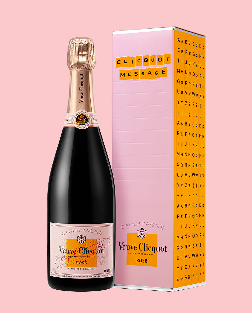 Veuve Clicquot Pink Rosé Champagne Metal ‘Colorama Pencil’ Tin w/ FREE GIFT 