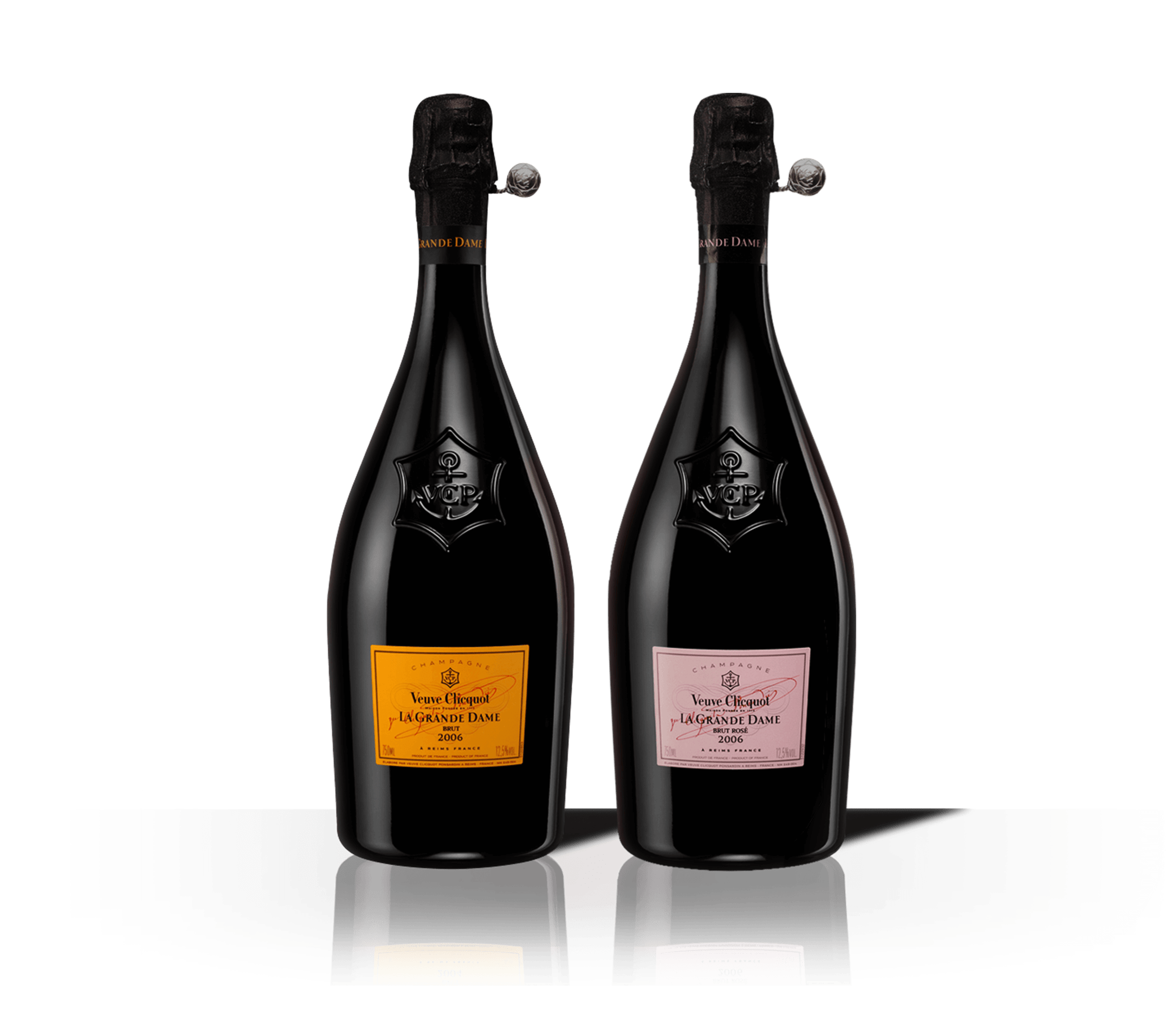 Flaschen Veuve Clicquot Champagner La Grande Dame 2008
